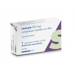 1 compressa contraccettiva Sandoz Lencya 30 Mg