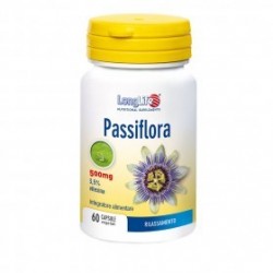 Barattolo da 60 capsule di Integratore Rilassante Passiflor da Longlife