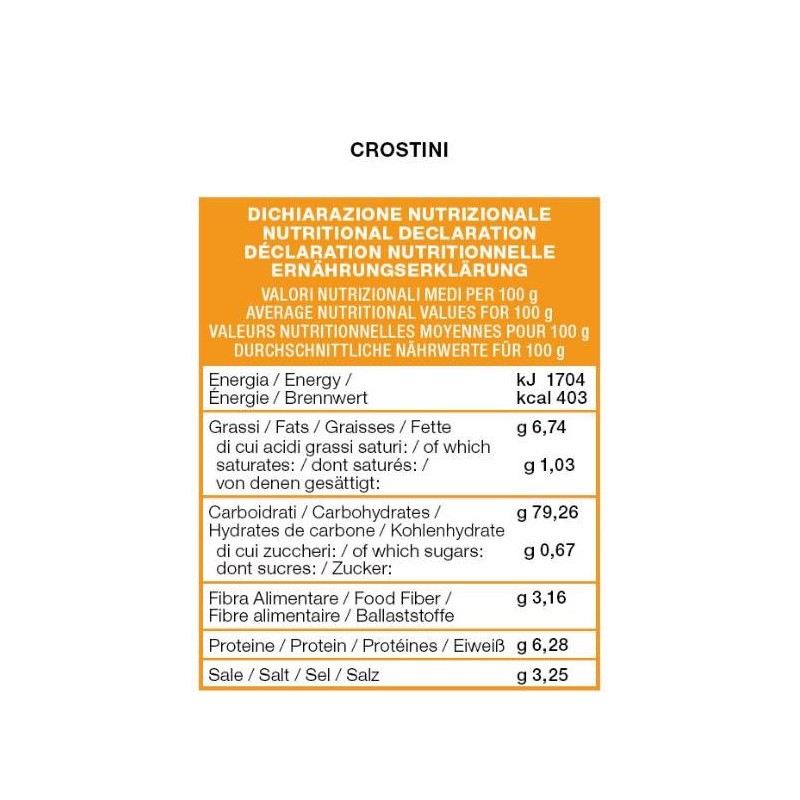 Molino Rivetti Pietro Il Pane Di Anna Crostini Senza Latte 120 G