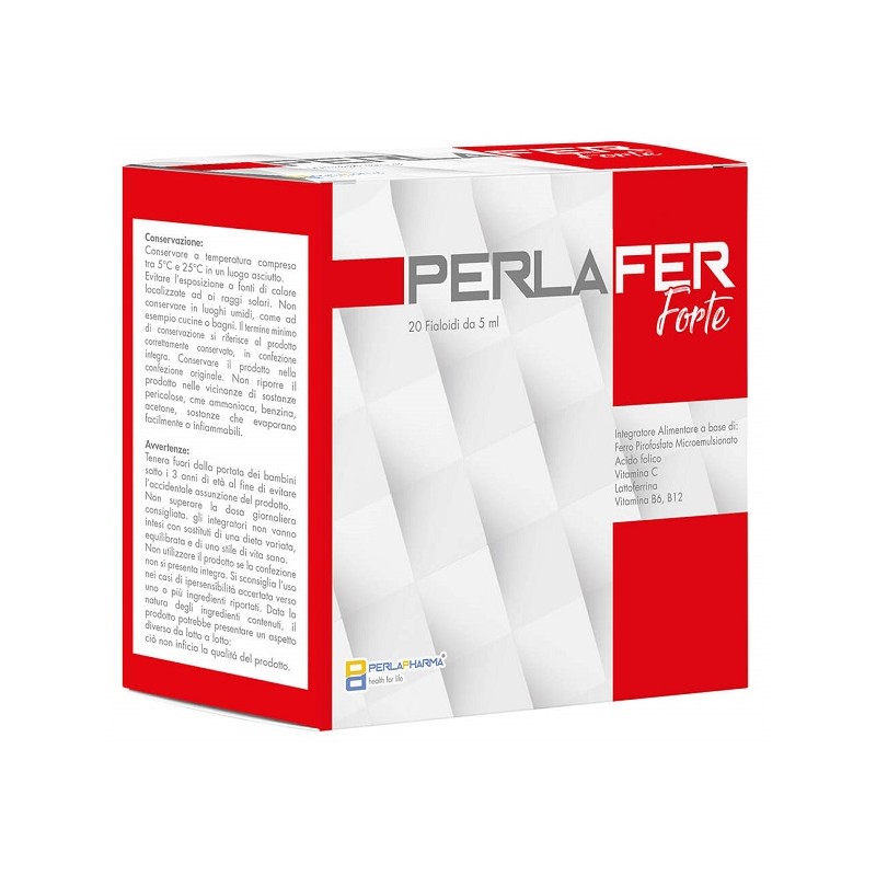 Perla Pharma Perlafer Forte 20 Fialoidi Da 5 Ml