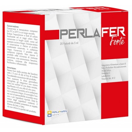 Perla Pharma Perlafer Forte 20 Fialoidi Da 5 Ml