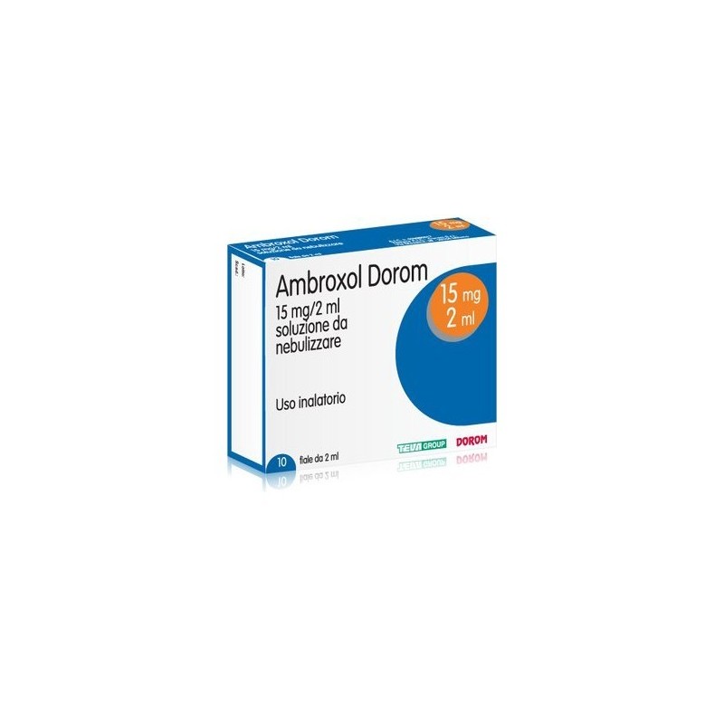 Teva Italia Ambroxol Dorom 15 Mg/2 Ml Soluzione Da Nebulizzare Ambroxolo Cloridrato