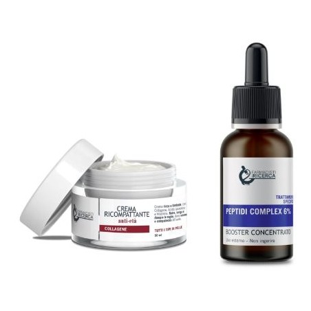 Farmacisti per la ricerca Cofanetto Crema Ricompattante + Peptidi complex