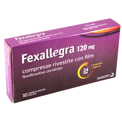 10 compresse antistaminiche Fexallegra 120 Mg