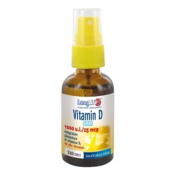 Flacone spray da 30ml di Integratore per Ossa Vitamin D da Longlife