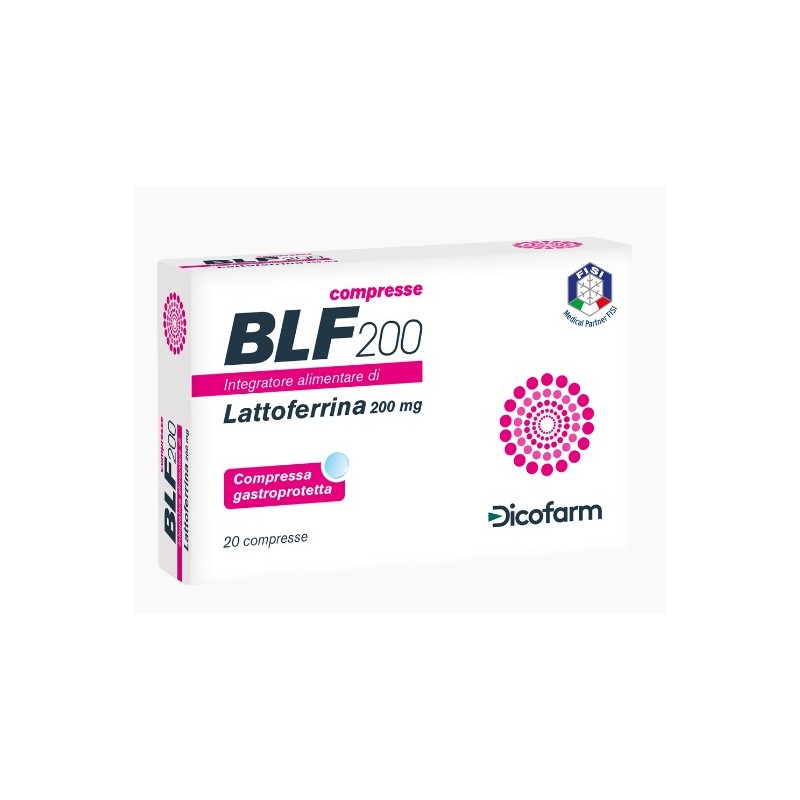 Dicofarm BLF 200 integratore di lattoferrina per il sistema immunitario 20 compresse