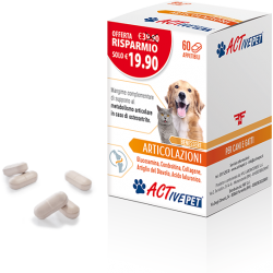 confezione 60 compresse active pet articolazioni