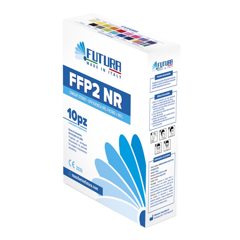 Futura Mask Futura Semimascherina Ffp2 Small Tiffany 10 Pezzi