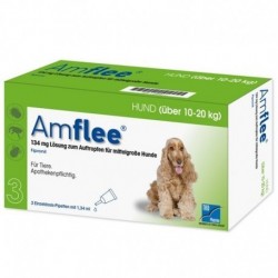 Confezione da 3 pipette di Soluzione Spot-on per cani 10-20 Kg da Keka Amflee