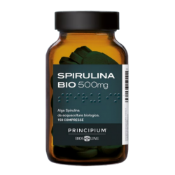 Confezione di 150 compresse di Integratore Ricostituente Spirulina Bio da Bios Line Principium