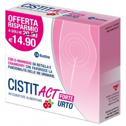 confezione 14 bustine cistit act forte urto