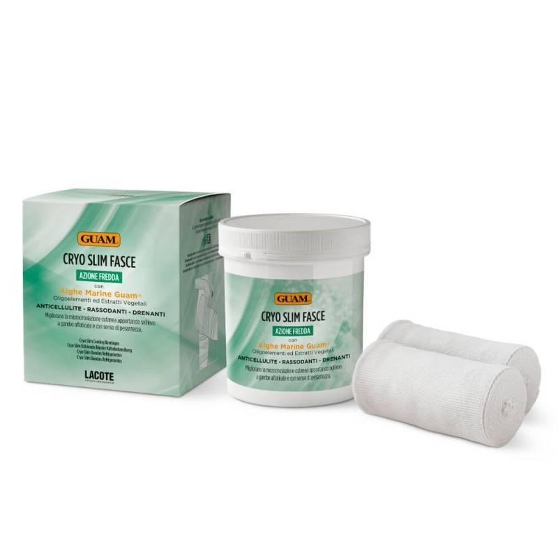 Lacote Guam Cryo Slim Fasce Anticellulite Rassodanti Drenanti 2 Pezzi