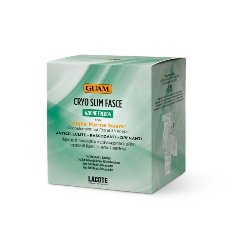 Lacote Guam Cryo Slim Fasce Anticellulite Rassodanti Drenanti 2 Pezzi