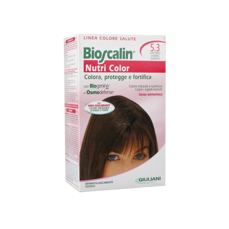 Giuliani Bioscalin Nutri Color 5,3 Castano Chiaro Dorato Sincrob 124 Ml