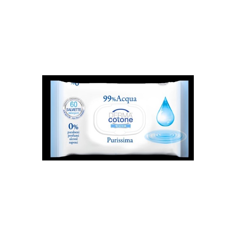 Da. Ma. Distribuzione Dermacotone Water Salviettine 99% Acqua 60 Pezzi