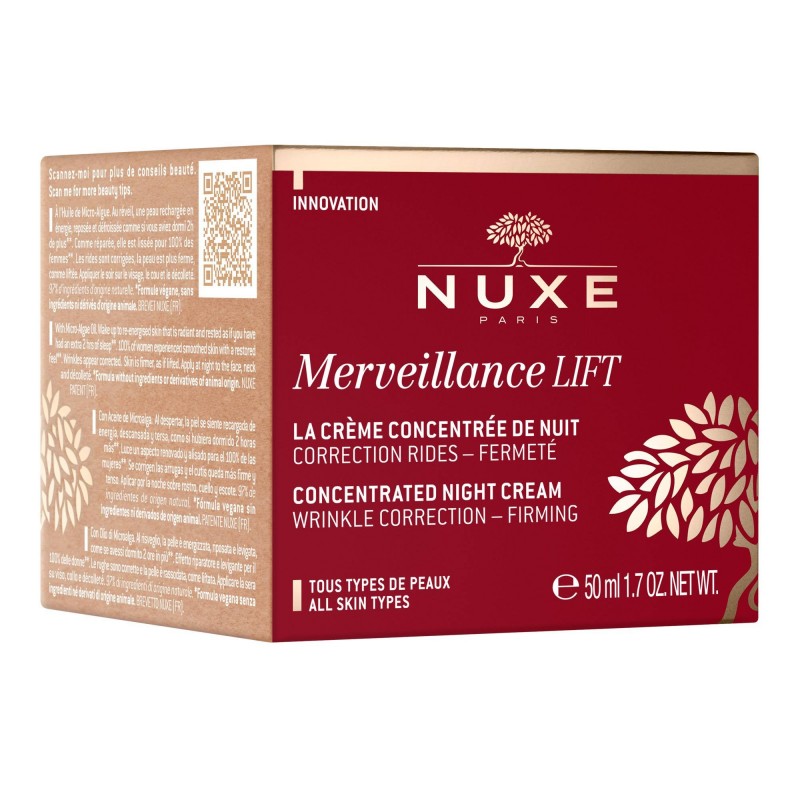 Laboratoire Nuxe Italia Nuxe Merveillance Creme Concentree De Nuit 50 Ml
