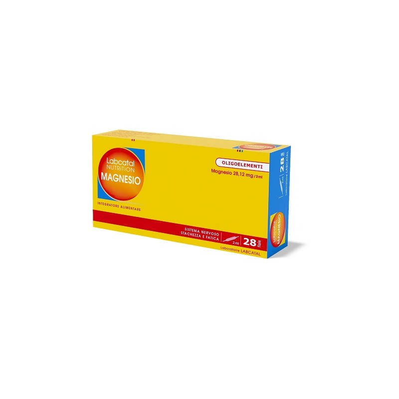 Labcatal Nutrition Magnesio integratore 28 Fiale 2 Ml