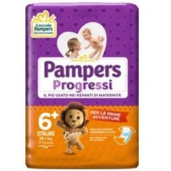 Fater Pampers Progressi Extralarge Pannolino 6+ 16+kg 17 Pezzi