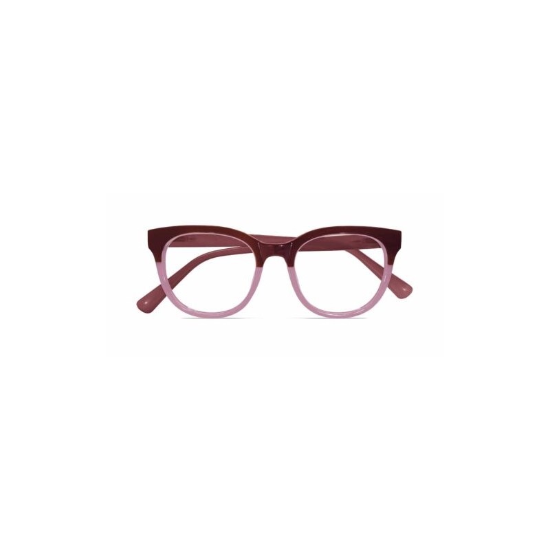 Mast Industria Italiana Occhiale Da Lettura Premontato Twins Gold Merlot Lilla +2,50 Diottrie 1 Paio