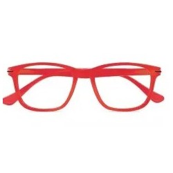 Occhiale da Lettura Twins Silver Ibisco Rosso +3,50