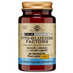 Confezione da 60 Tavolette di Integratore Multiminerale Fitoglucose Factors da Solgar