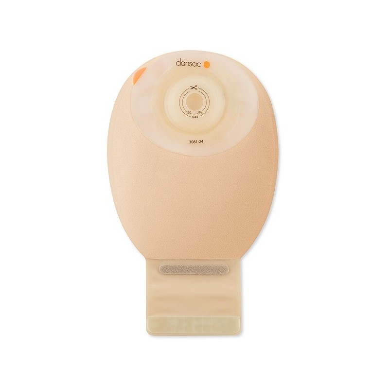 Hollister Dansac Novalife Tre 1 Sacca Aperta Opaca Softconvex Maxi Per Ileostomia Con Finestra Ritagliabile 15-34mm 540 Ml 10 Pe