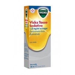 Sciroppo per la tosse da 180 ml Vicks Tosse Sedativo