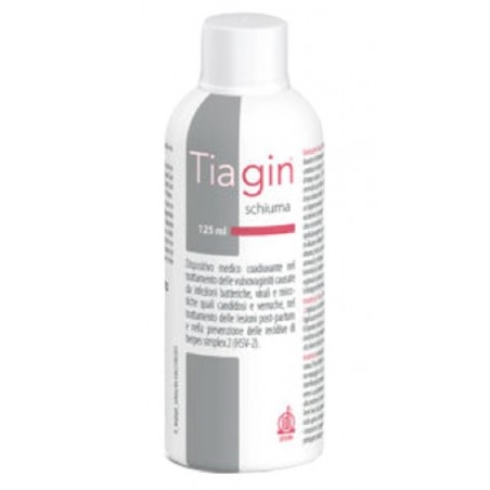 Flacone da 125ml di Schiuma Ginecologica Protettiva Tiagin Flacone da 125ml di Schiuma Ginecologica Protettiva Tiagin