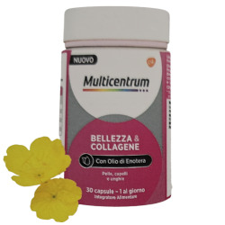 confezione 30 capsule multicentrum bellezza e collagene