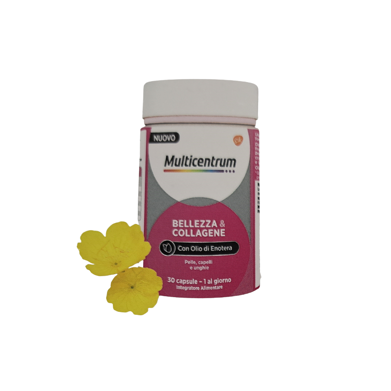 confezione 30 capsule multicentrum bellezza e collagene