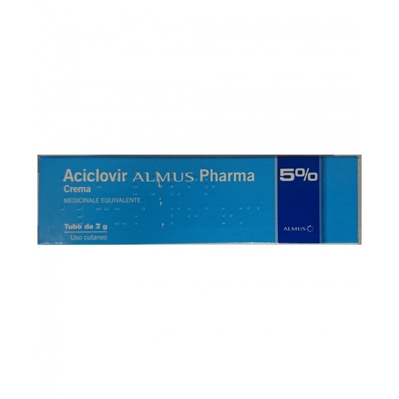 Crema Medicinale Equivalente da 5 g Aciclovir Almus Pharma 5%