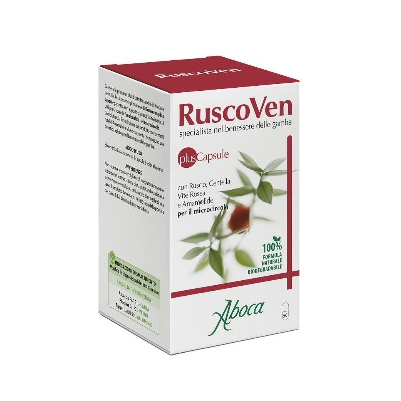 confezione di 50 opercoli di ruscoven aboca