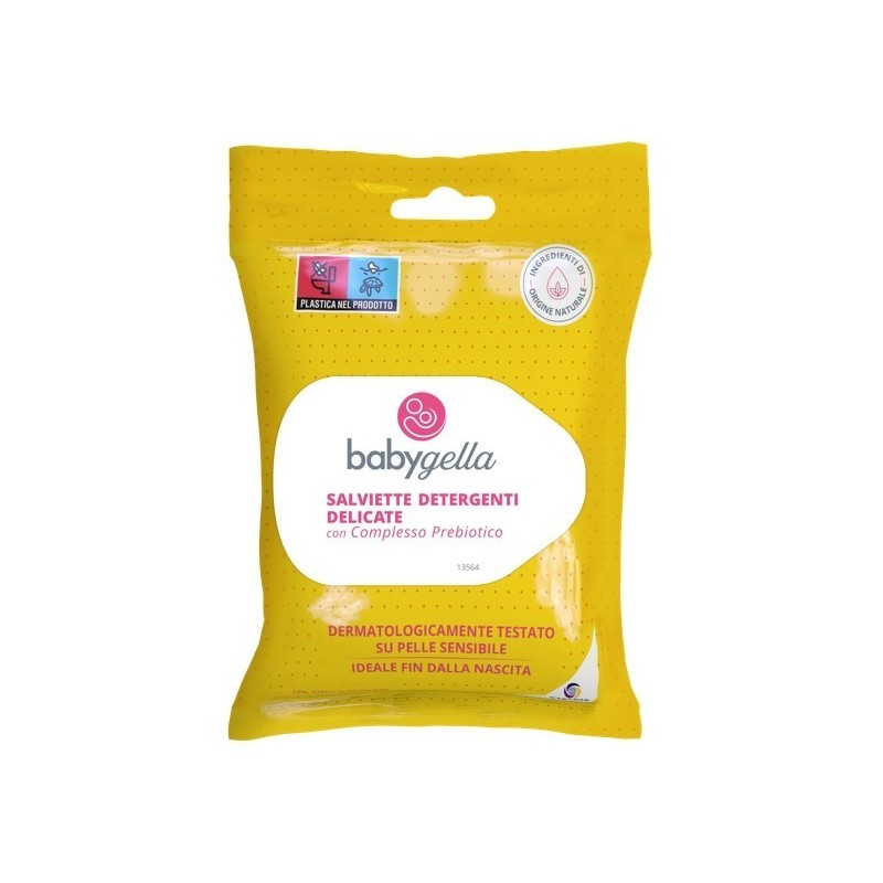 Confezione da 15 pezzi di Salviettine Detergenti Delicate da Babygella