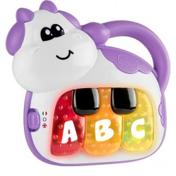 1 pezzo di Chicco Gioco Piano Mucca Bilingue 6-36 mesi
