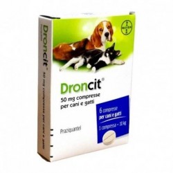 Droncit 50 Mg 2 Compresse Per Cani E Gatti