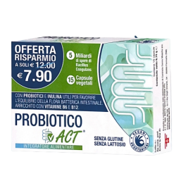 confezione 15 cpasule probiotico act