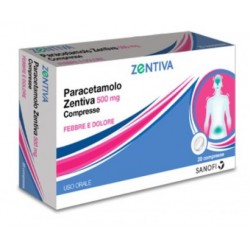 20 compresse da 500 mg Paracetamolo Zentiva