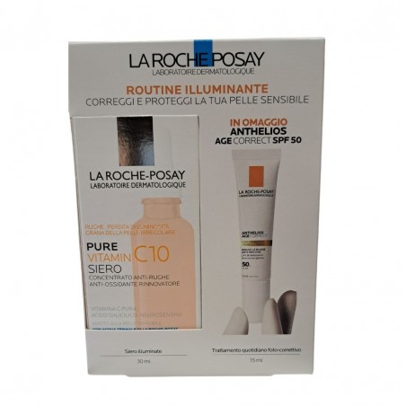 La Roche Posay-phas Kit Vitamin C10 Siero 30 Ml+age 15 Ml
