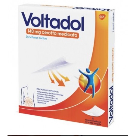 5 cerotti antinfiammatori Voltadol 140 Mg