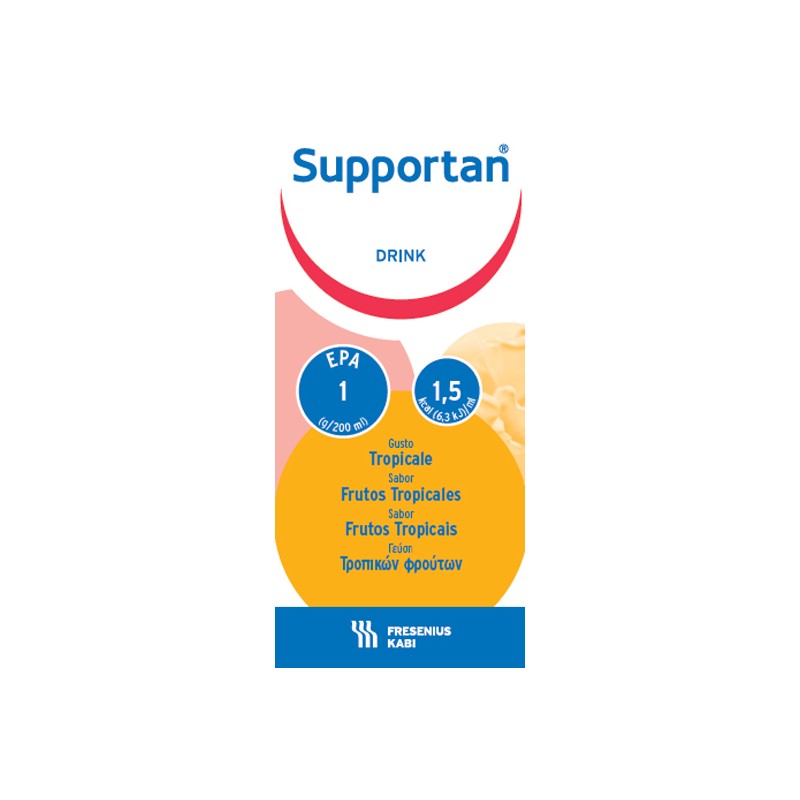 Fresenius Kabi Supportan Drink Frutti Tropicali 4 Flaconi X 200 Ml