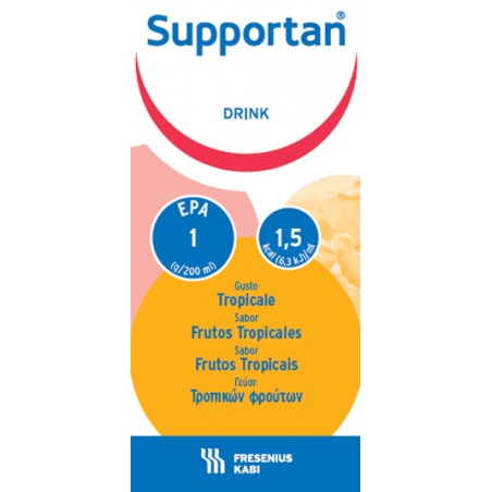 Fresenius Kabi Supportan Drink Frutti Tropicali 4 Flaconi X 200 Ml