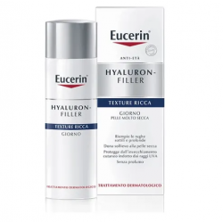 Confezione da 50 ml eucerin hyaluron filler texture ricca giorno