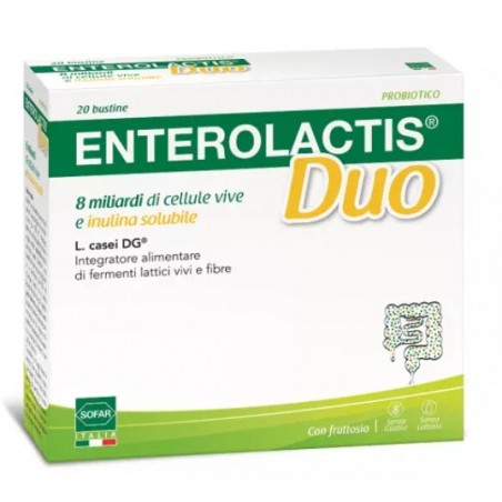 confezione 20 bustine enterolactis duo