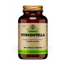 Barattolo da 100 Capsule Vegetali di Integratore per Gambe Pesanti Fitocentella da Solgar
