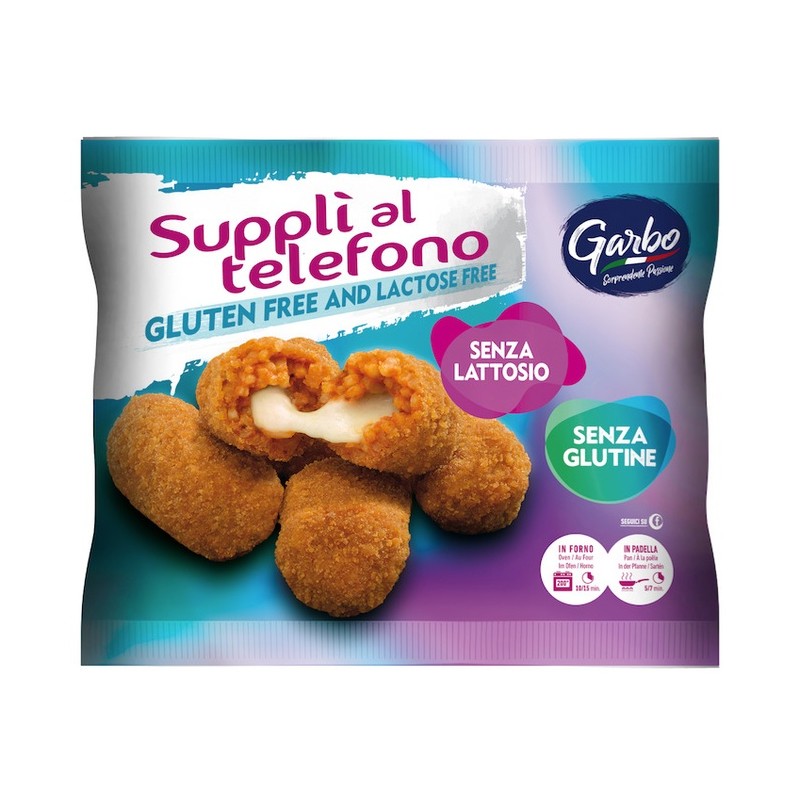 Garbo Surgelati Suppli' Di Riso Panato Prefritto Surgelato 200 G