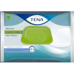 Essity Italy Tena Wet Wipes Plastic Free 48 Pezzi