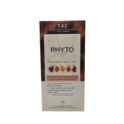Phyto Color Kit 7,43 Biondo Ramato Dorato 1 Latte 50 Ml + 1 Crema 50 Ml + 1 Maschera 12 Ml