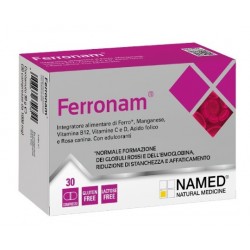 Confezione da 30 Compresse di Integratore di Ferro Ferronam da Named