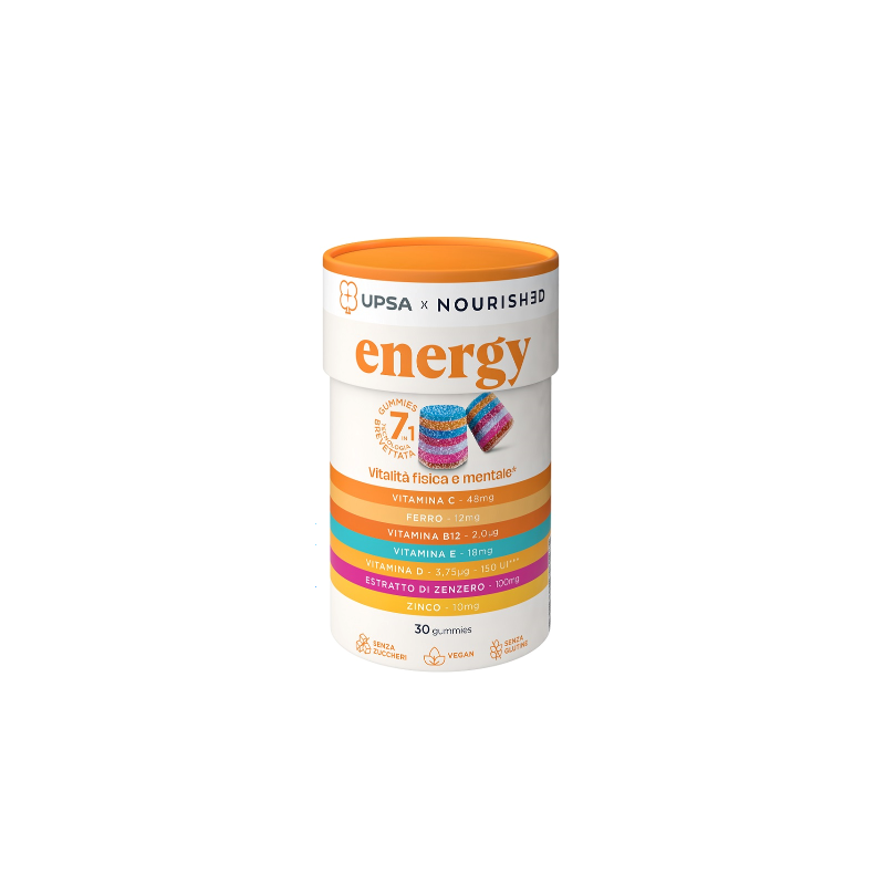 Upsa Italy Upsa X Nourished Energy 30 Gummies