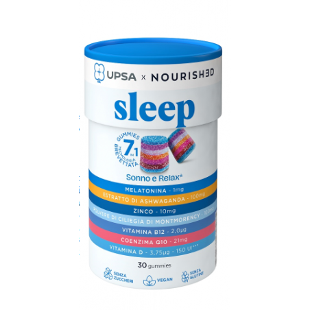 Upsa Italy Upsa X Nourished Sleep 30 Gummies